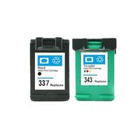 REwNXA Compatible Ink Cartridge Replacement Compatible With 337 343 Fits Models 2575 8050 C4180 D5160 Deskjet 6940 D4160