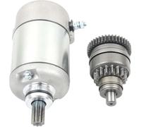 REwNXA Starter Motor And Drive Bendix Replacement Compatible With Sportsmen Trail Blazer Trail Boss 335 400 450 500 ATVs