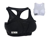 REWON Chest Protection Martial Arts Women's Soft Cups for Kickboxing Karate Taekwondo Kwon Boxing Muay Thai MMA - Women's Sports Bra for Protection