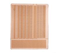 Rework Pad for BGA-PCB - Soldering Spot Repair for Mobile Phone IC - Copper Wire with PC, 4.8x5.8 cm - for Fly Wire Patching, No Circle Traceless Fix