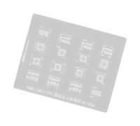 Rework Stencil Single Piece Stainless Steel Reballing Mesh, Thin 10X8Cm Sheet for Chip Soldering, Repair Setup, and Service Use Reballing Mesh Chip Solder Stencil Board Rework Sheet Solder Aid
