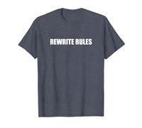 Rewrite Rules T-Shirt, Men, Heather Blue, 6XL