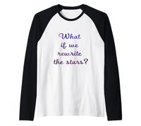 Rewrite the Stars Shirt for a Showman Raglan Baseball Tee