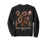 Rex Begonia Begonia Rex Colorful Houseplant Plant Study Sweatshirt