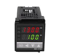 REX-C100 110V to 240V 0 to 1300 Degree Digital PID Temperature Controller Kits with K Type Probe Sensor(SSR OUTPUT)