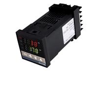 REX-C100 110V to 240V 0 to 1300 Degree Temperature Probe Alarm Digital PID Temperature Controller Kits with K Type Probe Sensor(0-999 Degree)