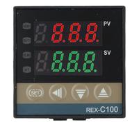 REX-C100 PID Temperature Controller,0-1300C with K-Type Probe and for ssr Kit,for Industrial Heating and Labs