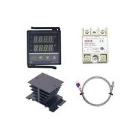 REX-C100 Pid Temperature Controller 1300 Degree 220V SSR Relay Output+40DA SSR+K Thermocouple Pid REX-C100 1300C(Set 2 SSR Output)