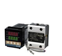 REX-C100 PID Temperature Controller 220v 400 degree Digital thermostat Output 40A SSR K Type Thermocouple(C900 Relay Output)