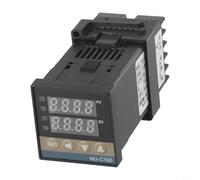 REX C100FK02 V DN Temperature Controller with Fuzzy Logic and For SSR Output for Stable Heating Performance