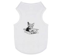 'Rex Cat on Blanket' Pet Dog/Cat T-Shirt (PT00126050)