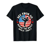 Rex Kwon Do American Flag Taekwondo Martial Art Sport T-Shirt