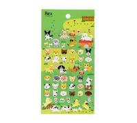 Rex London 3D Puffy Stickers - Dogs Puffy Stickers | Kids Party for Cake