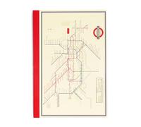 Rex London A5 Lined Notebook - Tfl Heritage Tube Map