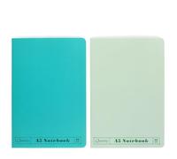 Rex London A5 Notebooks Set of 2 - Green & aqua