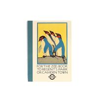 Rex London A6 Lined Notebook Tfl Vintage Poster For Zoo pad. British retro