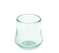 Rex London Blue Hand Blown Bubble Glass Tumbler, 30528