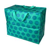 REX LONDON Blue on Turquoise Spotlight Jumbo Storage Bag