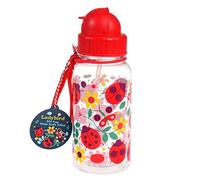 Rex London BPA Free Plastic Kids Water Bottle 500ml - Ladybird