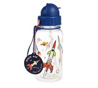Rex London BPA Free Plastic Kids Water Bottle 500ml - Space Age