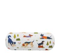 Rex London - Case for Small Reading Glasses & Cleaning Cloth - Dog Park | picture frames, photo frames, frame, wooden photo frame, picture display, wall art mount, wooden tabletop, portrait gallery
