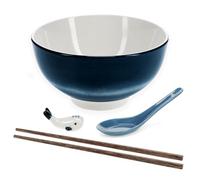 Rex London Ceramic Noodle Bowl Set - Blue Whale