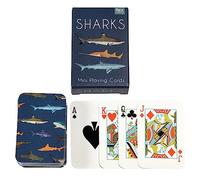 Rex London Children's Mini Playing Cards - Choice of Design (Sharks)