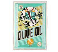 Rex London Cotton tea towel - Olive Oil