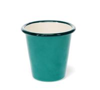 Rex London Enamel Tumbler 300ml - Teal, Kids Drinking Cups, Picnic Tableware, Childrens Mug, Small Cup for Water Juice, Outdoor Camping Beaker, Durable Plastic Free Glassware, Blue-Green Tone.