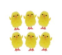 Rex London Fluffy Easter decorations (set of 6) - Mini chicks
