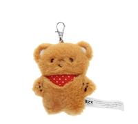 Rex London Fluffy keyring bag charm - Teddy bear
