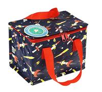 Rex London - Insulated Lunch Bag for Kids Foil Lined - Space Age Rocket