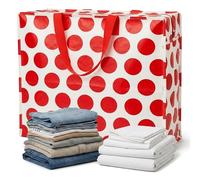 Rex London Jumbo Storage Bag - Extra Large Storage Bags with Zips for Clothes, Moving Bags & Packing Bags, Heavy Duty Laundry Storage Bags for Clothing & Wardrobe Storage, Moving House Essentials