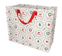 Rex London - Jumbo Storage Bag for Home Storage 70L - Classic Christmas | space saving, foldable