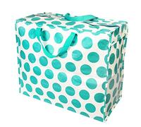 REX LONDON Turquoise on Cream Spotlight Jumbo Storage Bag