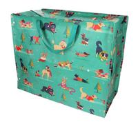 Rex London - Jumbo Storage Bag with Zip for Home Storage - Festive Friends | space saving, foldable