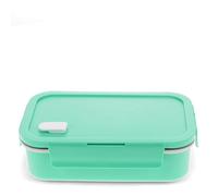 REX London Kids Lunch Box, Bento Box with Compartments, Lunchbox, Aqua | lunch box kids, bento box, lunchbox, lunchboxes kids, bento boxes, food container, meal prep, school supply, carry lunch