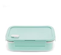 REX London Kids Lunch Box, Bento Box with Compartments, Lunchbox, Pale Blue | lunch box kids, bento box, lunchbox, lunchboxes kids, bento boxes, food container, meal prep, school supply, carry lunch