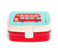Rex London Kids Lunch Box, Bento Box with Compartments, Small Lunchbox for Pack Lunch, Sectioned Food Container, Durable Lunch Box for Kids School Meals and Snacks