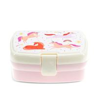 REX London Kids Lunch Box, Bento Box with Compartments, Wild wonders