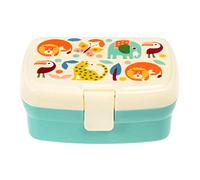 REX London Kids Lunch Box, Bento Box with Compartments, Wild Wonders