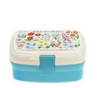 REX London Kids Lunch Box, lunch box kids, Blue and Green Daisy | lunch box kids, bento box, lunchbox, lunchboxes kids, bento boxes, food container, meal prep, school supply, carry lunch
