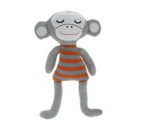 Rex London Knitted Soft Toy Monkey-Baby Soft Toy-Cuddly Toy-Newborn Soft | baby soft toy, baby soft toys, cuddly toy, plush animals, newborn huggable playthings, sensory infant comfort