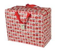 REX LONDON Large Storage Bag with Zip - Strong and Durable 55 x 48 x 28cm 70l - Vintage Apple Design