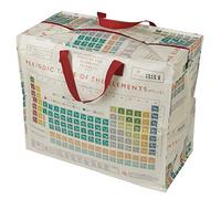 REX LONDON Large Storage Bag with Zip - Strong and Durable 55 x 48 x 28cm 70l - Periodic Table Design