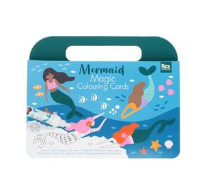 Rex London Magic Water Colouring Cards - Mermaid