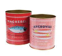Rex London Medium Fish storage tins (set of 2)