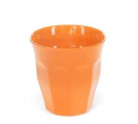 REX London Melamine Beaker, Reusable Plastic Cups for Kids Drinking, Orange