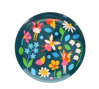 Rex London Melamine Plates Set, Durable Plastic Dinner Plates for Kids and Family Use, Lightweight Reusable Picnic and Camping Plates, Unbreakable Small Plates for Everyday Dining