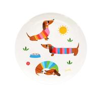 Rex London Melamine Plates Set, Durable Plastic Dinner Plates for Kids and Family Use, Lightweight Reusable Picnic and Camping Plates, Unbreakable Small Plates for Everyday Dining